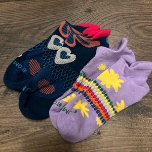 Bombas Women's Socks in Navy and Lavender